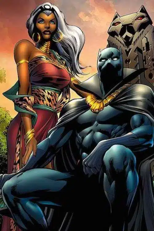Top 10 Married Couples in Marvel Comics - Black Panther and Storm
