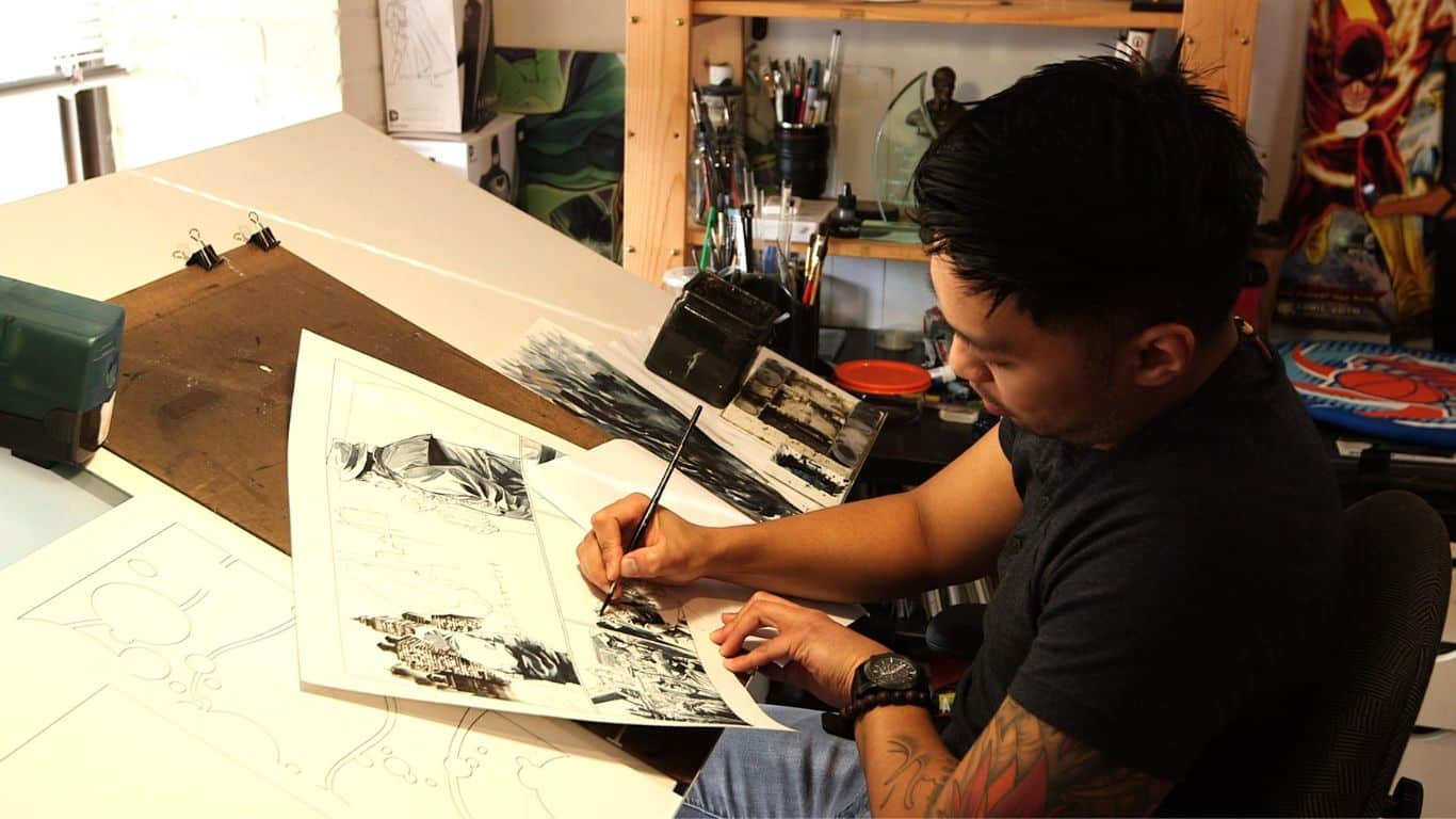 Find work as a comic illustrator