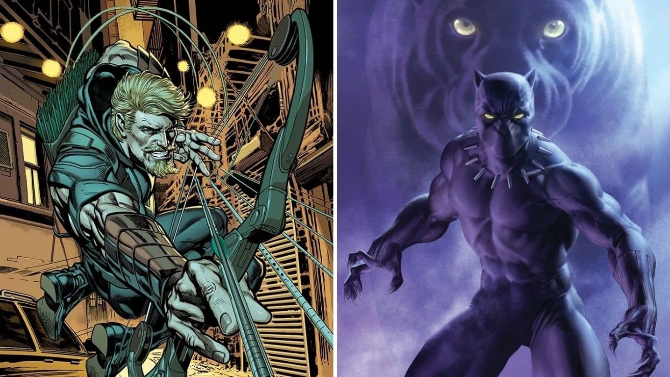 What If DC Superheroes Got The Powers of Marvel Superheroes? - Green Arrow and Black Panther