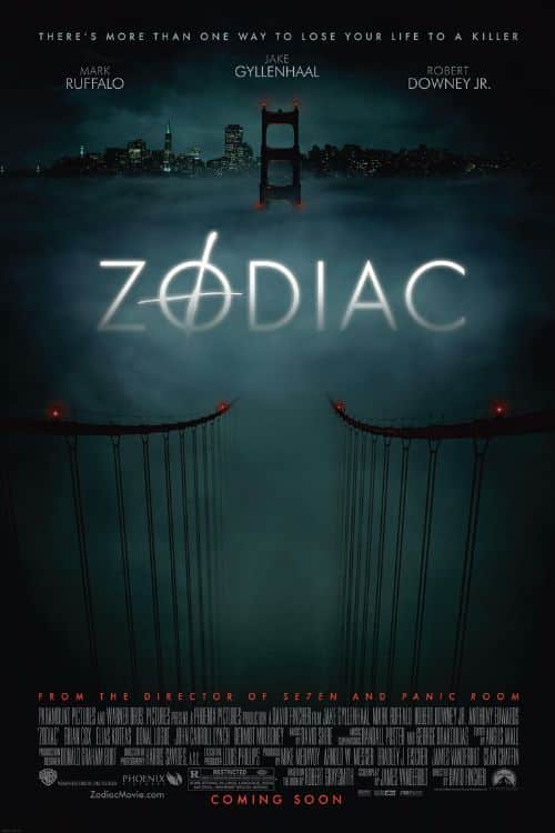 The Top Ten Psycho Killer Films You Can't Miss - Zodiac – 2007