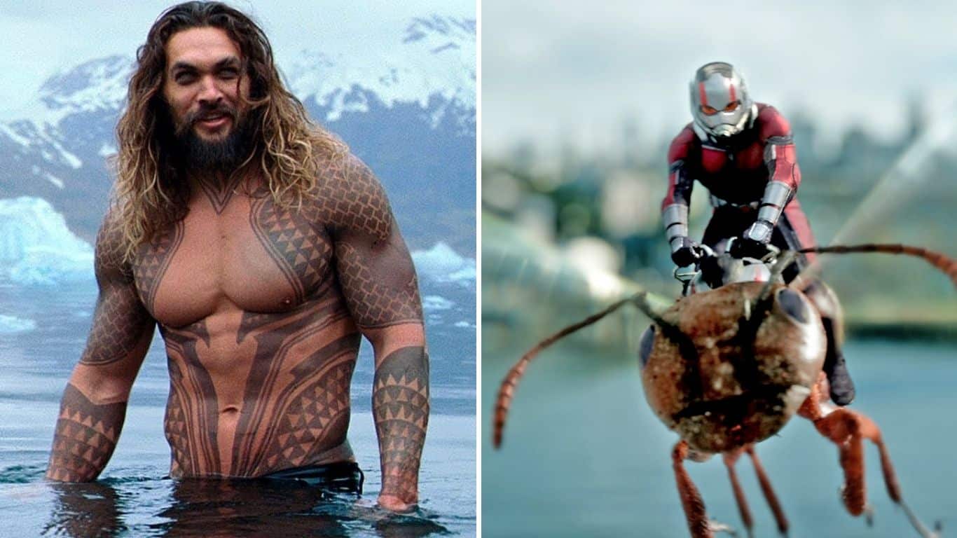 Aquaman and Ant-Man