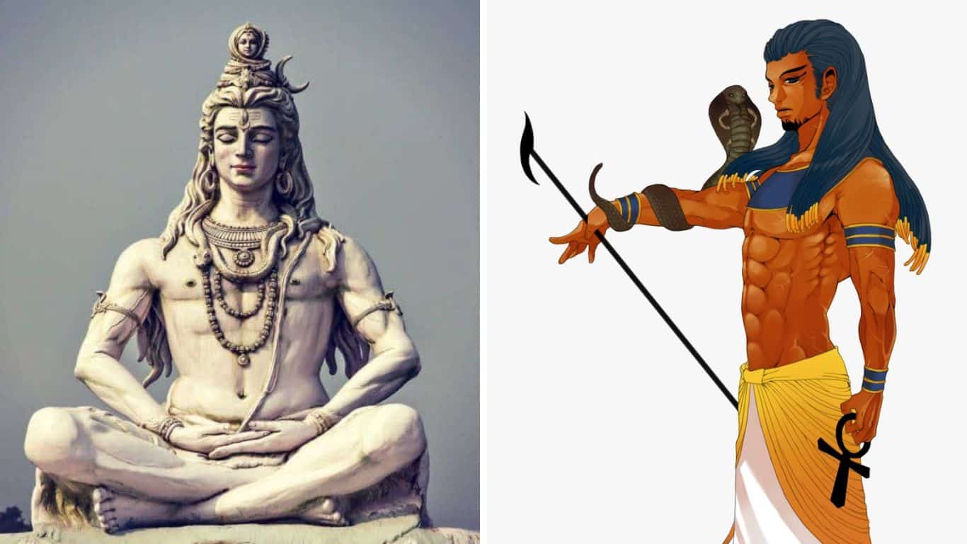Lord Shiva and Atum