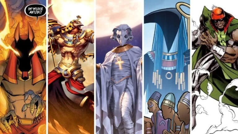 मार्वल कॉमिक्स इतिहास में शीर्ष 10 मिस्र के देवता