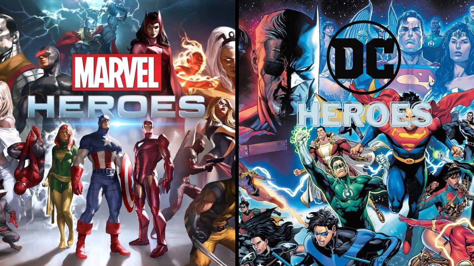 ¿Qué pasaría si los superhéroes de Marvel obtuvieran los poderes de los superhéroes de DC?