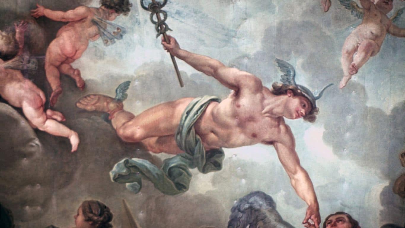 snake gods from different mythologies - God Hermes - Greek Mythology