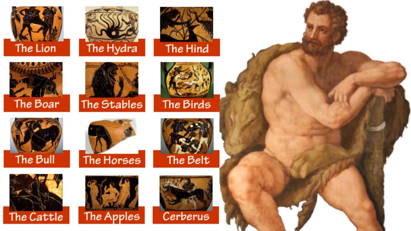 Greek Mythology's Hero Heracles' Twelve Labors