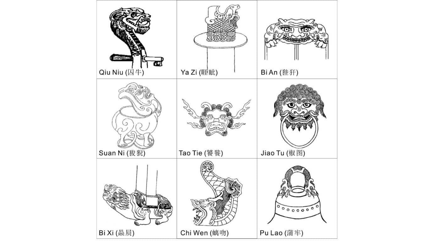 9 Sons of the Chinese Dragon