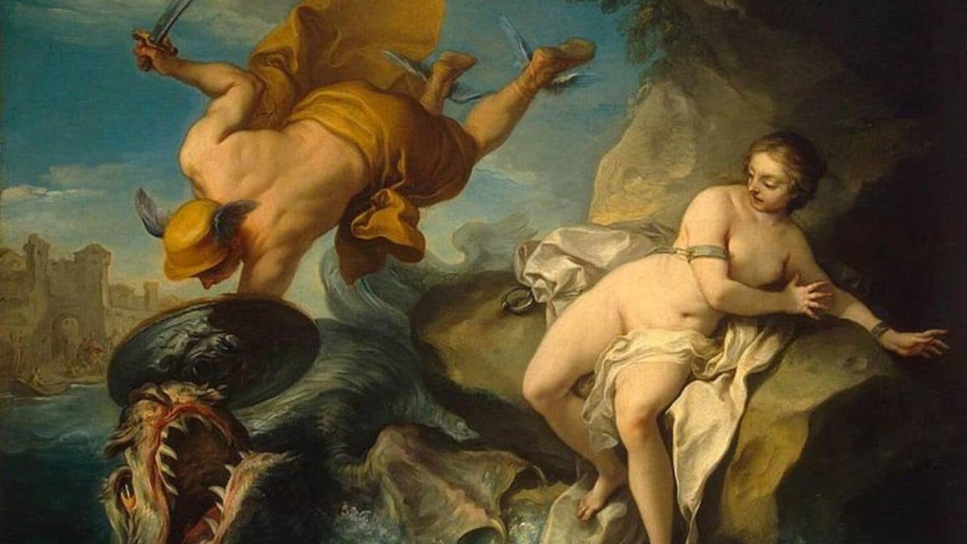 Perseus, Who Defeated The Gorgon Medusa and Saved Andromeda From a Sea Monster