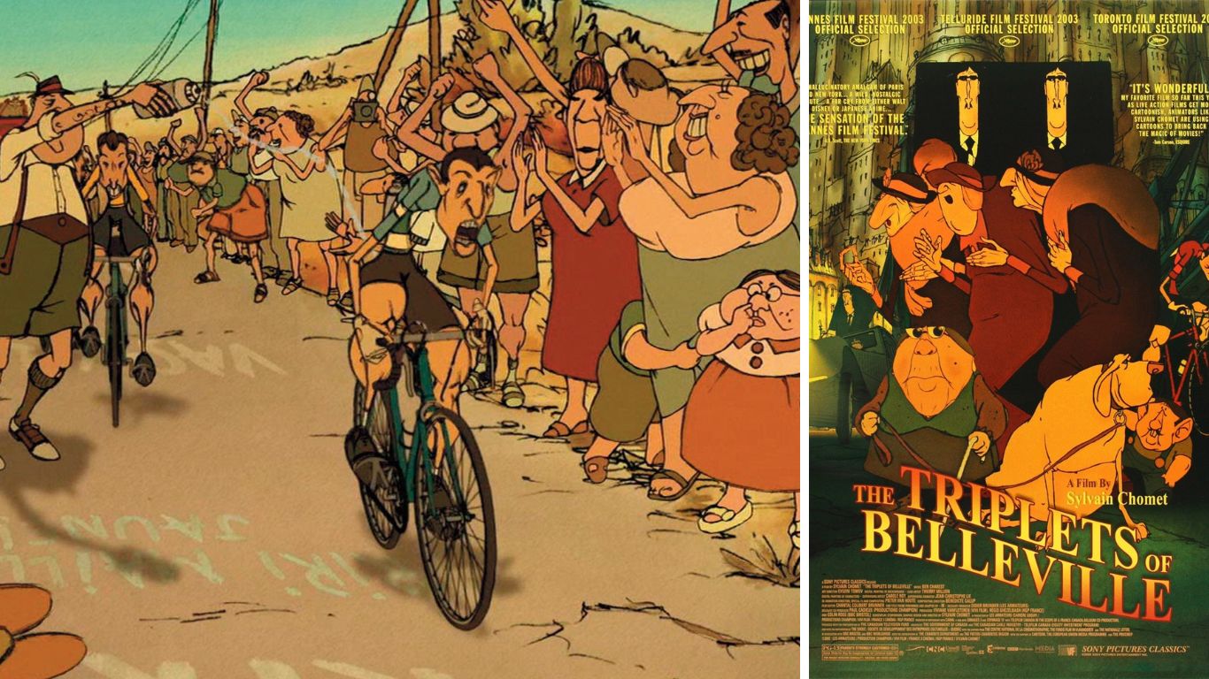 10 best animated movies for adults - The Triplets of Belleville (2003)