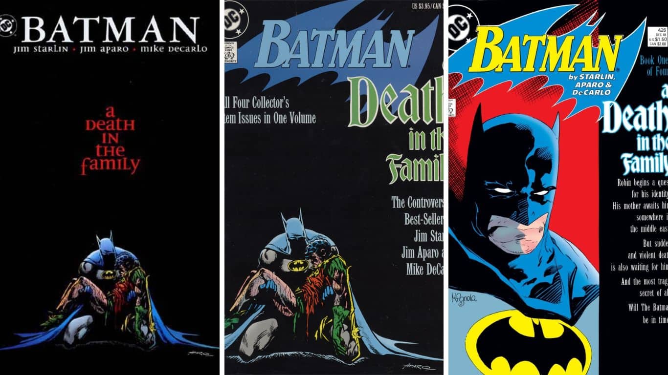 10 Saddest DC Comics of All Time - Death in the Family
