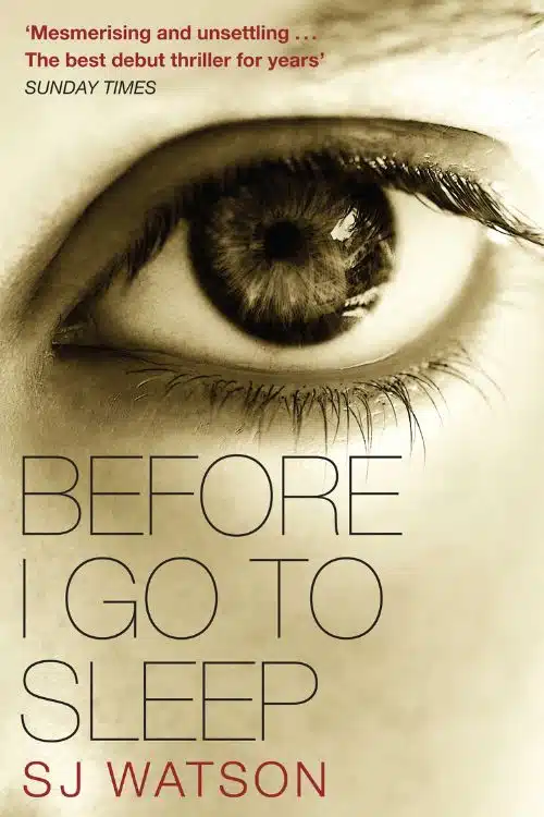 10 Best Mystery and Thriller Novels For a Suspenseful Read - Before I Go To Sleep by S. J. Watson