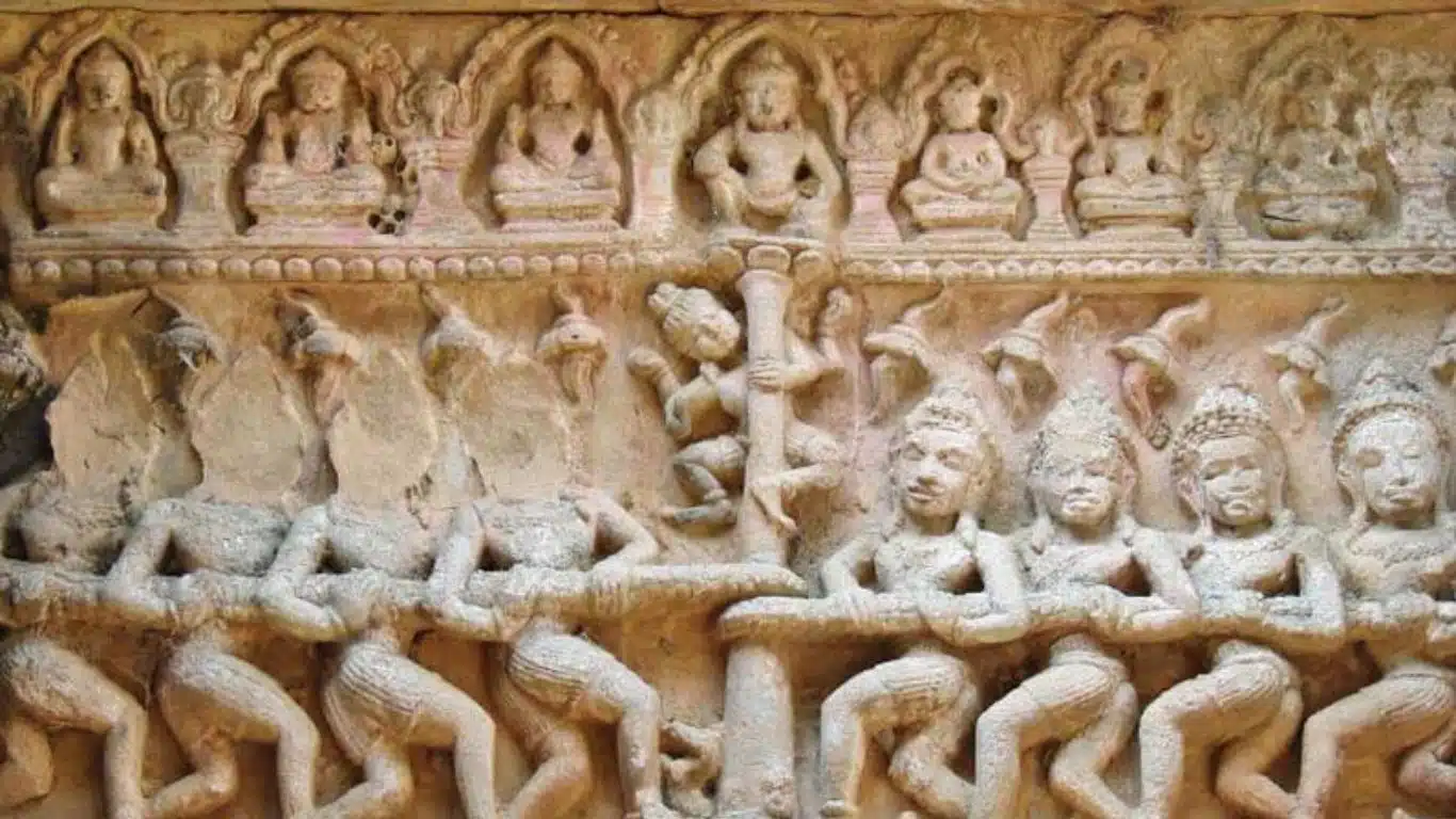 Amrit Manthan or Churning of the Ocean of Milk