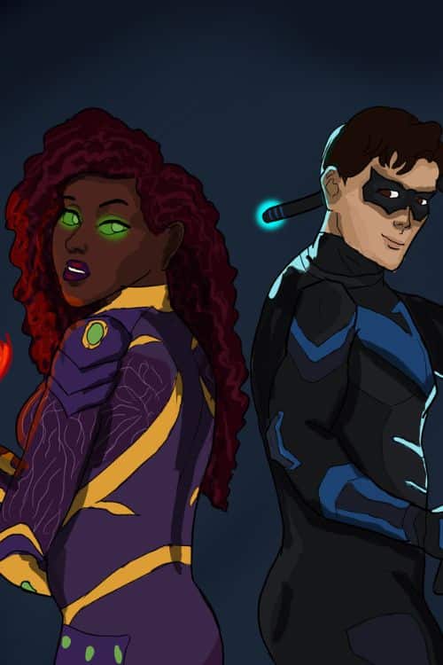 Kory Anders & Dick Grayson