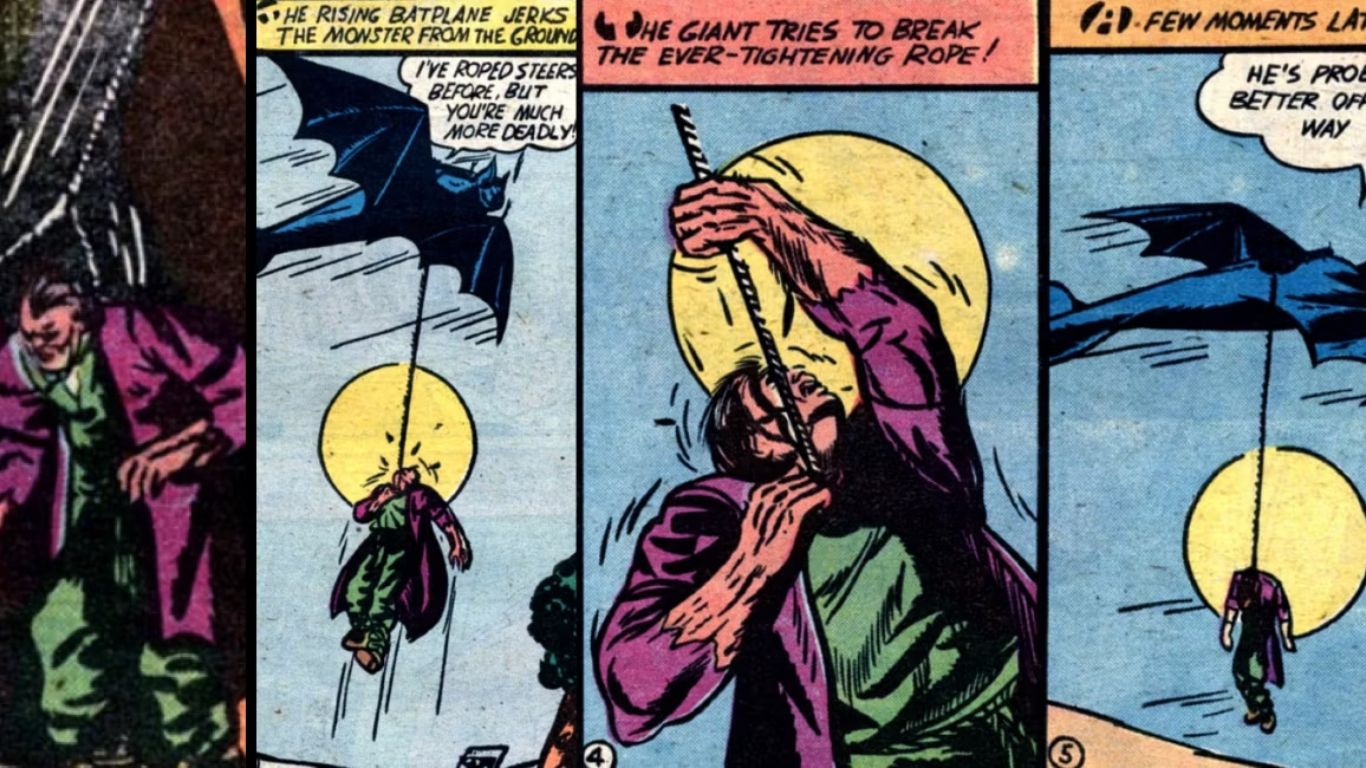 Comics where Batman kills - Batman #1: Hanged the Giant