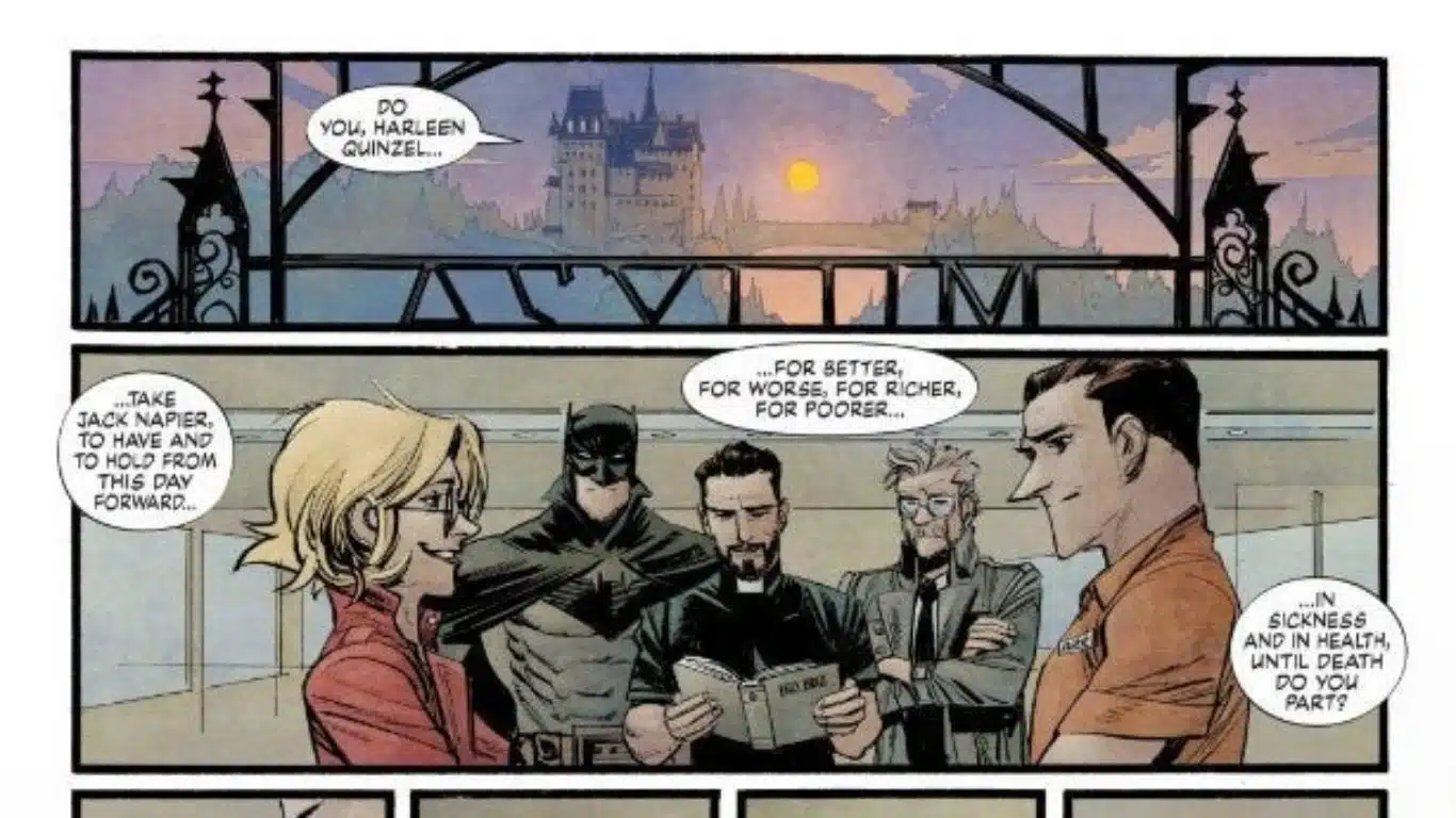 10 Best Villain Weddings In DC Comics - Joker and Harley Quin