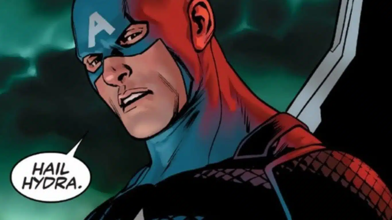 10 Biggest Betrayals in The History of Comics - Captain America Hails Hydra