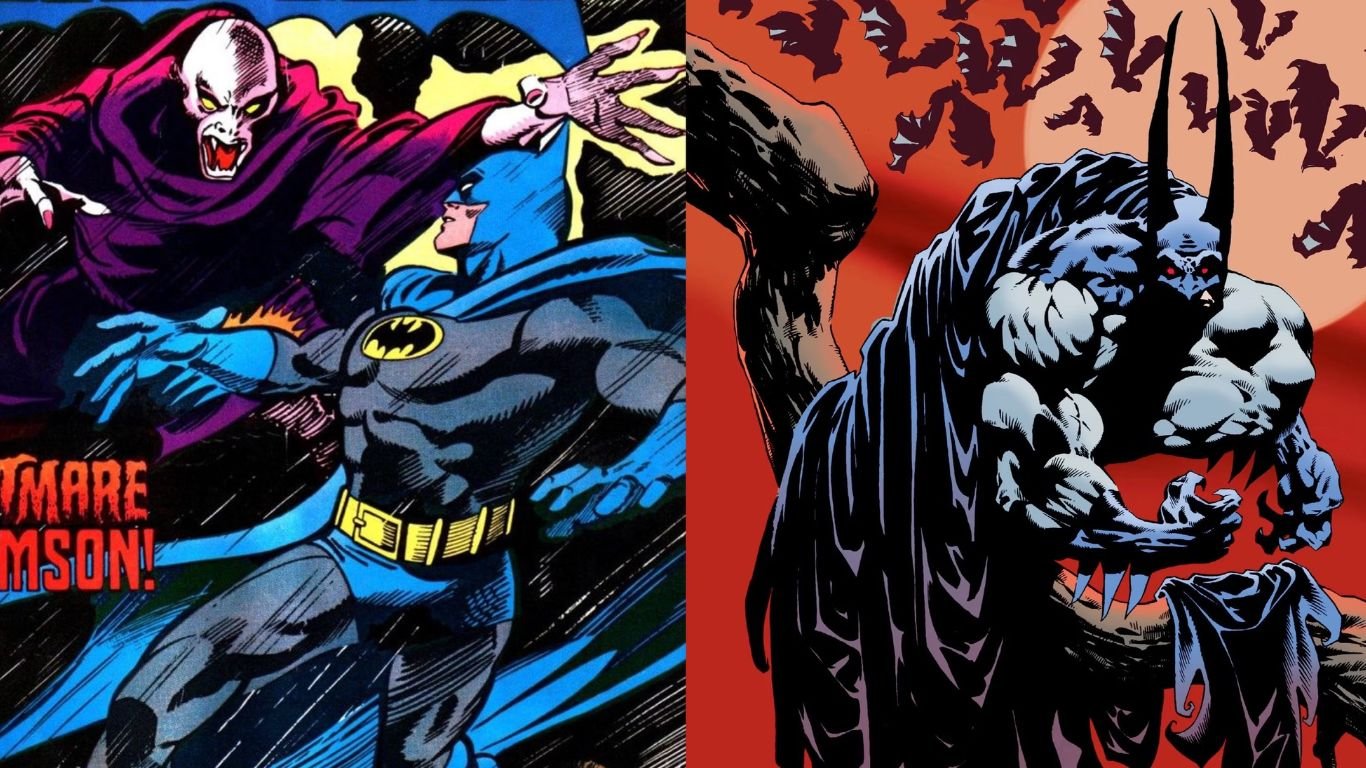 डीसी कॉमिक्स में 10 सबसे अजीब परिवर्तन - बैटमैन एक पिशाच के रूप में