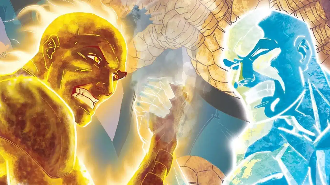 Human Torch turned into Ruler Of The Negative Zone