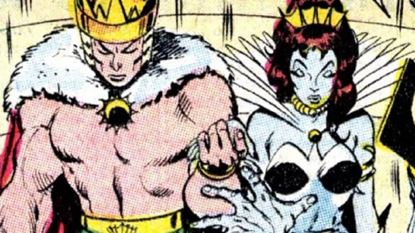 10 Most Memorable Villain Weddings In Marvel Comics - Namor and Dorma