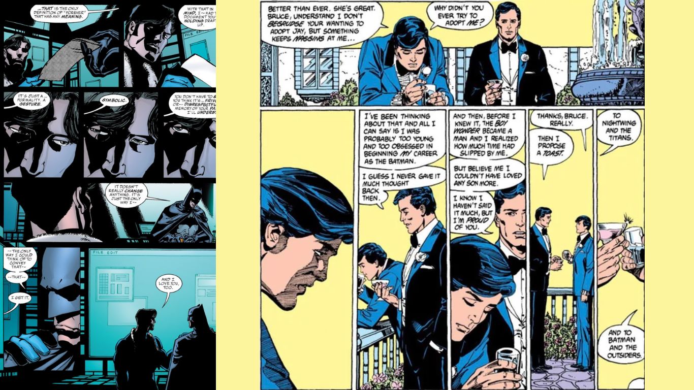 Batman and Robin's Most Unforgettable Moments - Batman Officially Adopting Dick Grayson