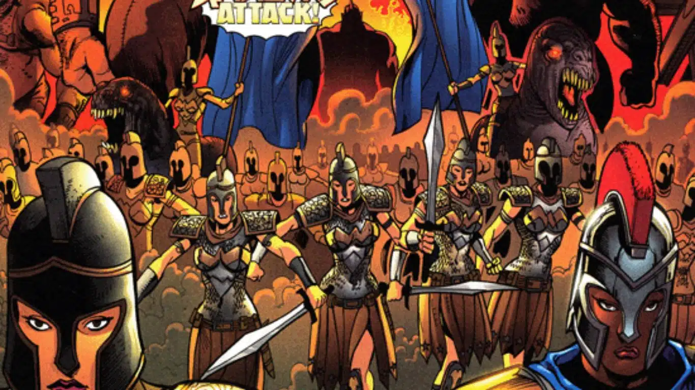 Wonder Woman - "Amazons Attack"