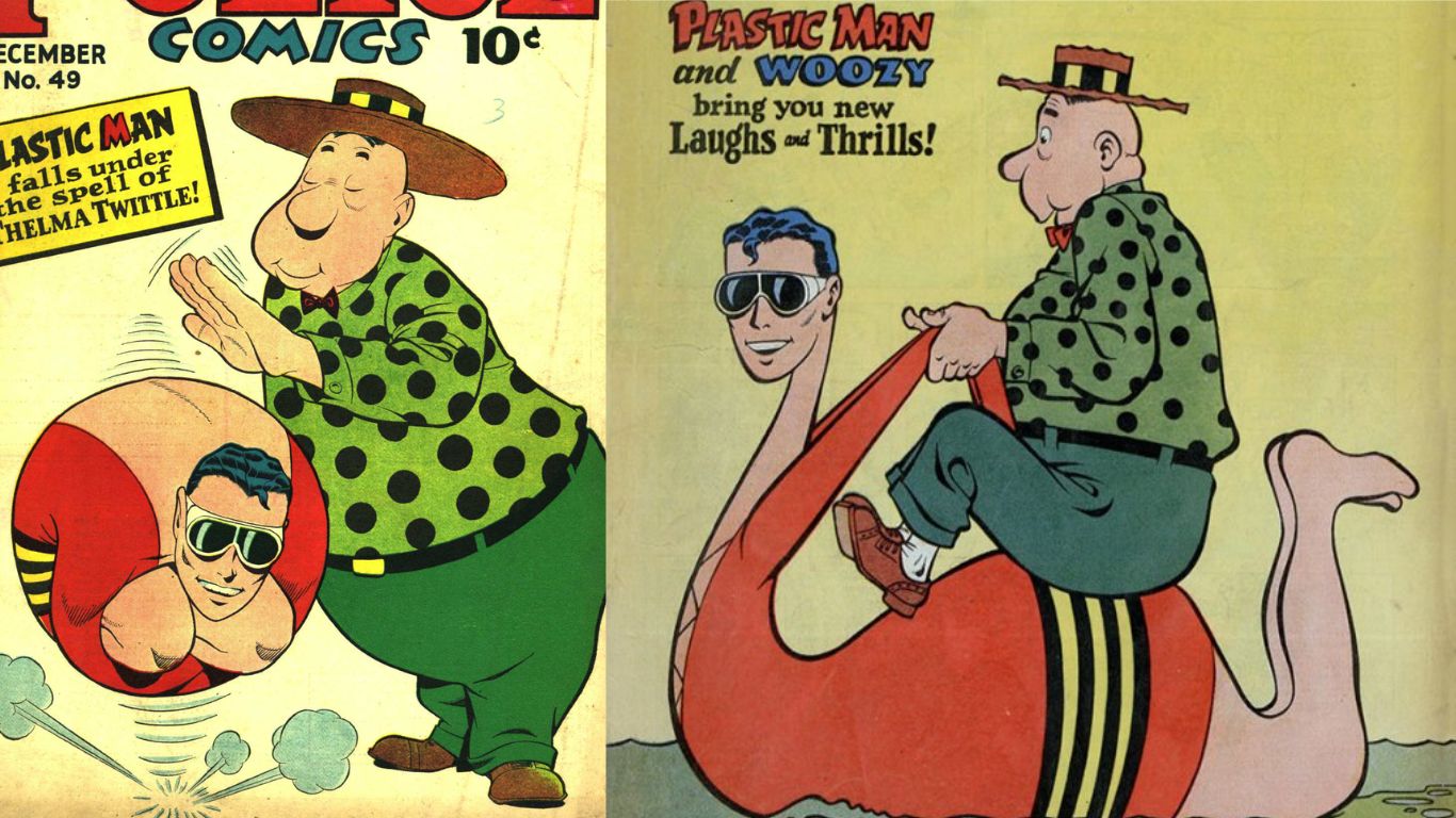 Plastic Man and Woozy Winks