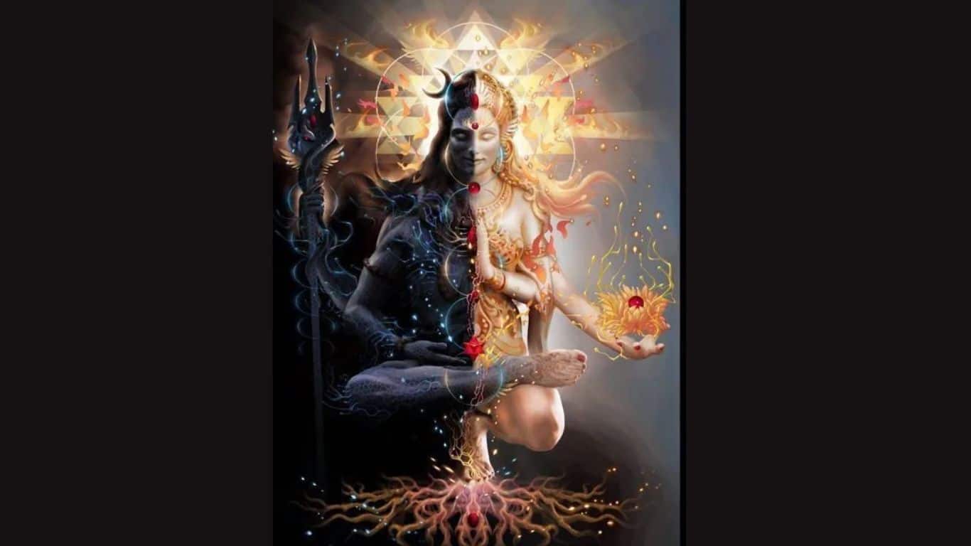 9 Different Forms of Lord Shiva - Ardhanarishvara 