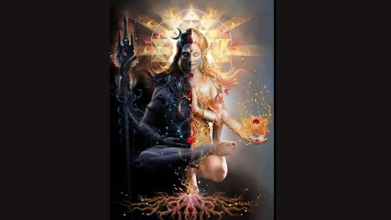 9 Different Forms of Lord Shiva - Ardhanarishvara 