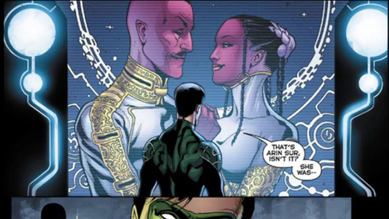 10 Best Villain Weddings In DC Comics - Sinestro and Arin-Sur