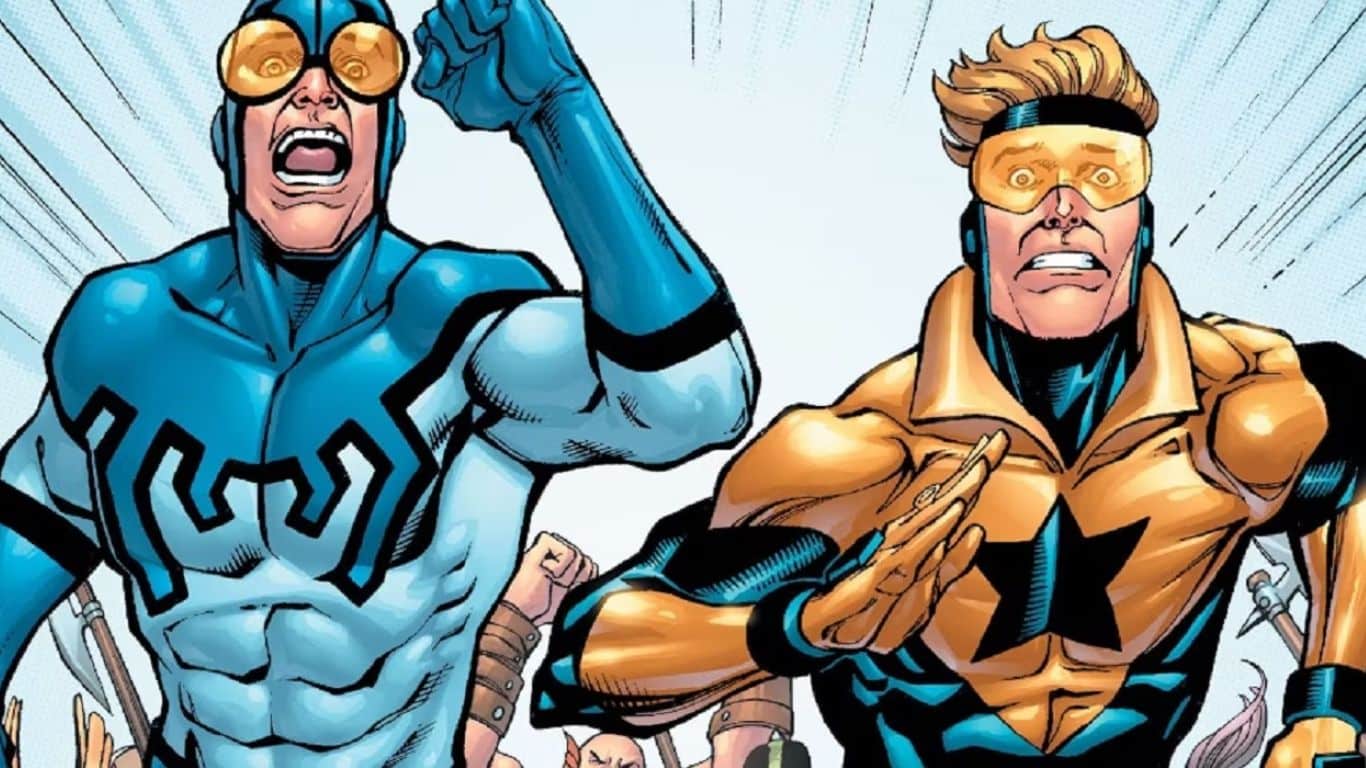 Blue Beetle and Booster Gold
