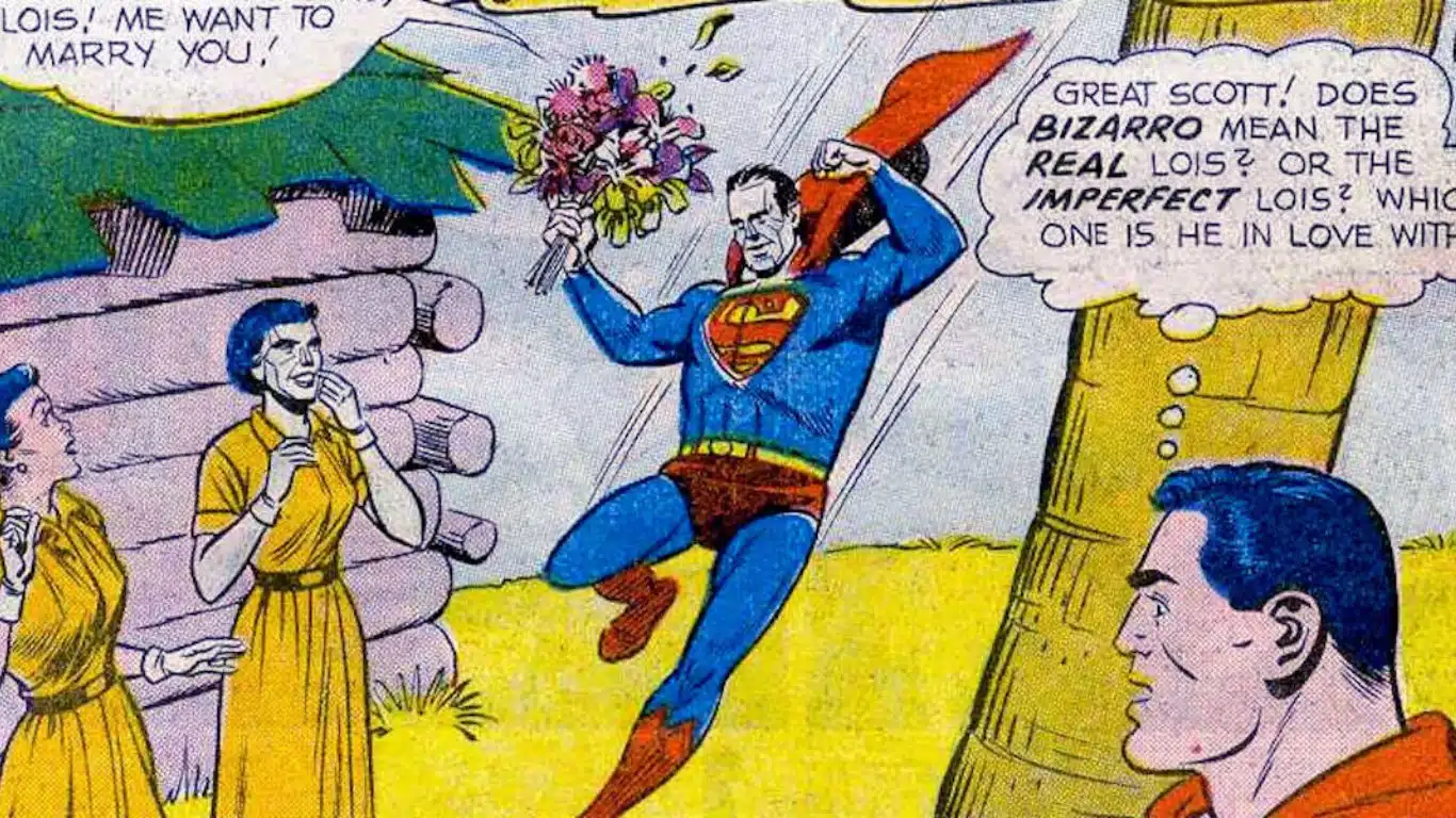 Bizarro and clone Lois