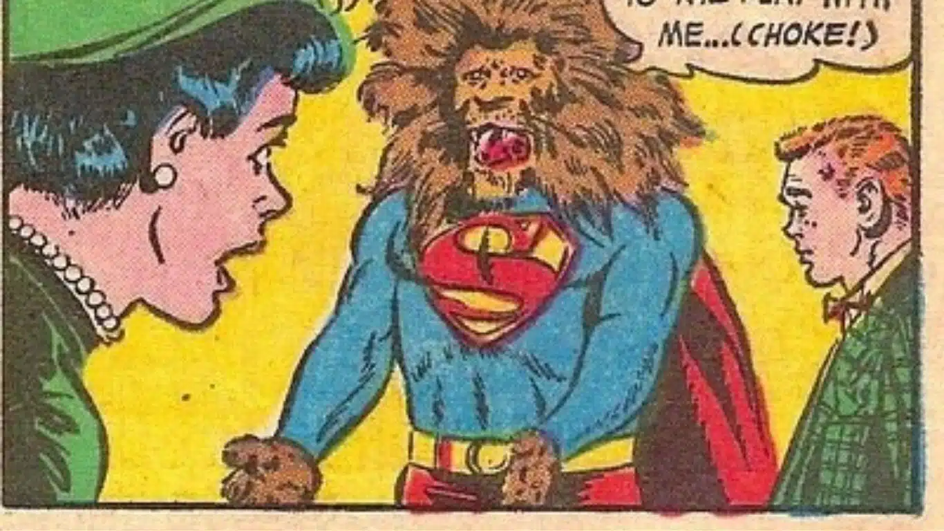 10 Weirdest Transformations In DC Comics - Superman as a lion