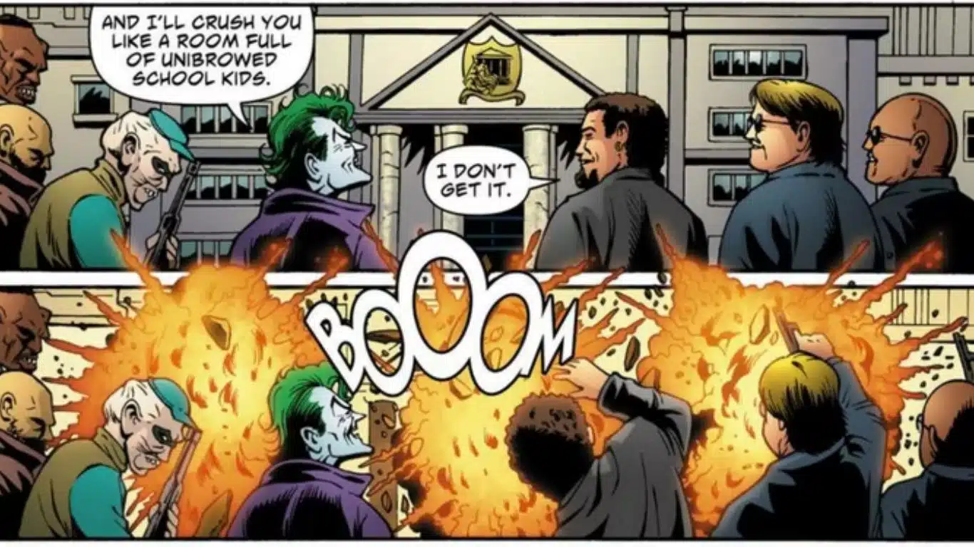 The Darkest Deeds of the Joker in Comics - The Joker detonated a bomb at a school