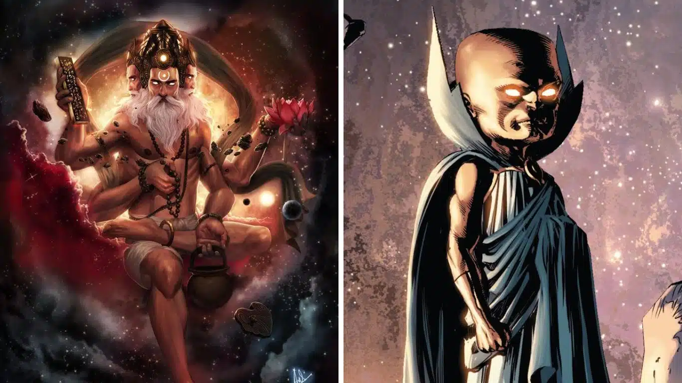 The Gods of Hindu Mythology and their Marvel Comics Counterparts - Lord Brahma and The Watcher