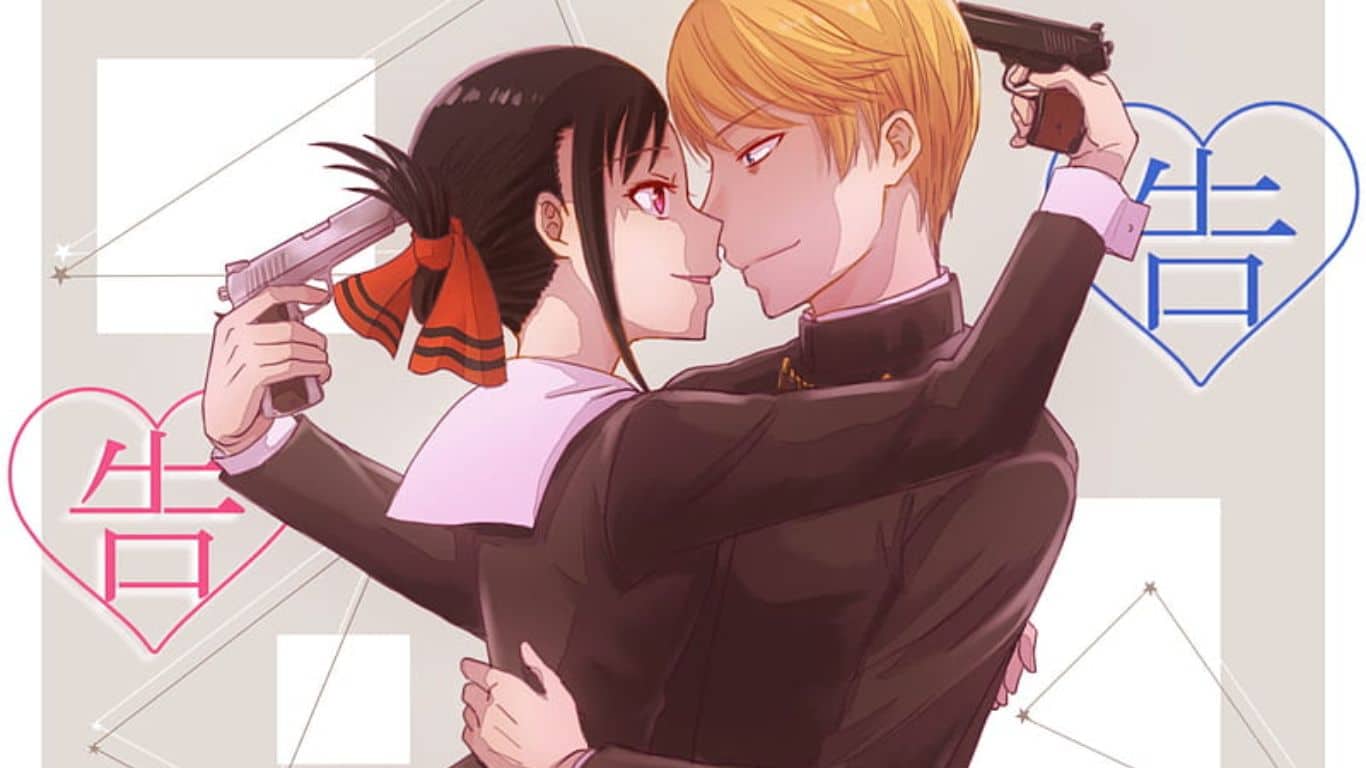 Top 10 Anime Couples That Will Make Your Heart Flutter - Kaguya and Miyuki (Kaguya-sama: Love is War)
