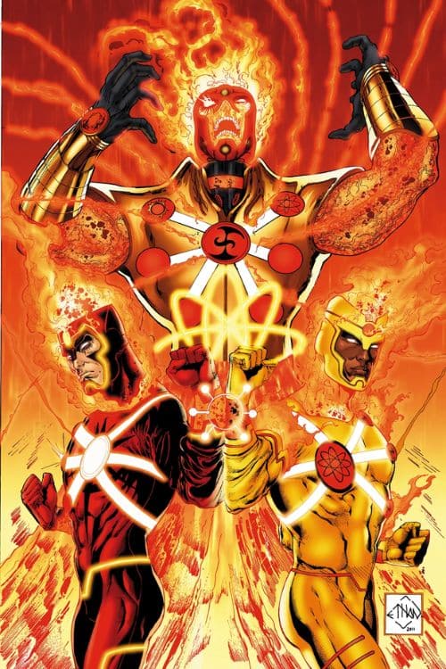 Most Ridiculous Superhero Power Enhancements in DC Comics - Firestorm's Nuclear Fusion