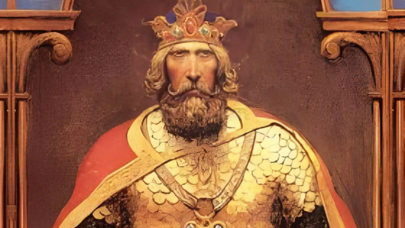 The legendary King Arthur