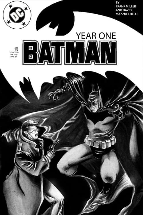 10 Greatest Black and White DC Comics - Batman: Year One