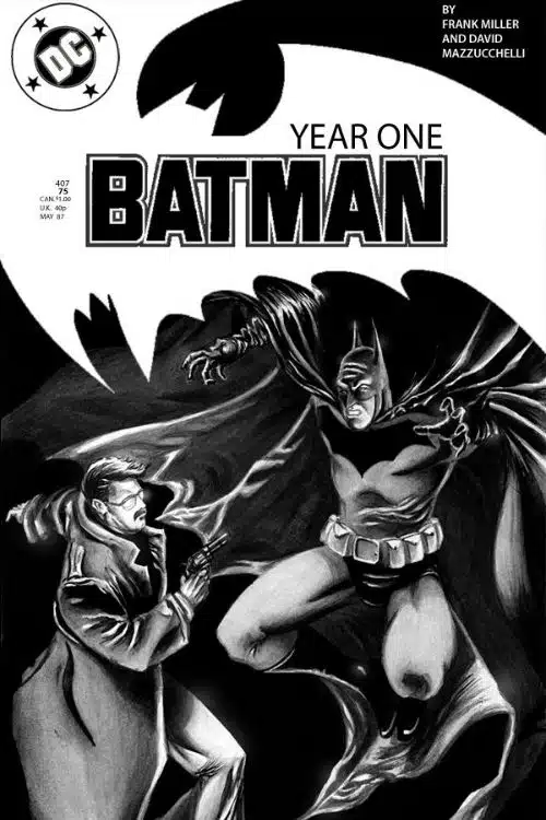 10 Greatest Black and White DC Comics - Batman: Year One