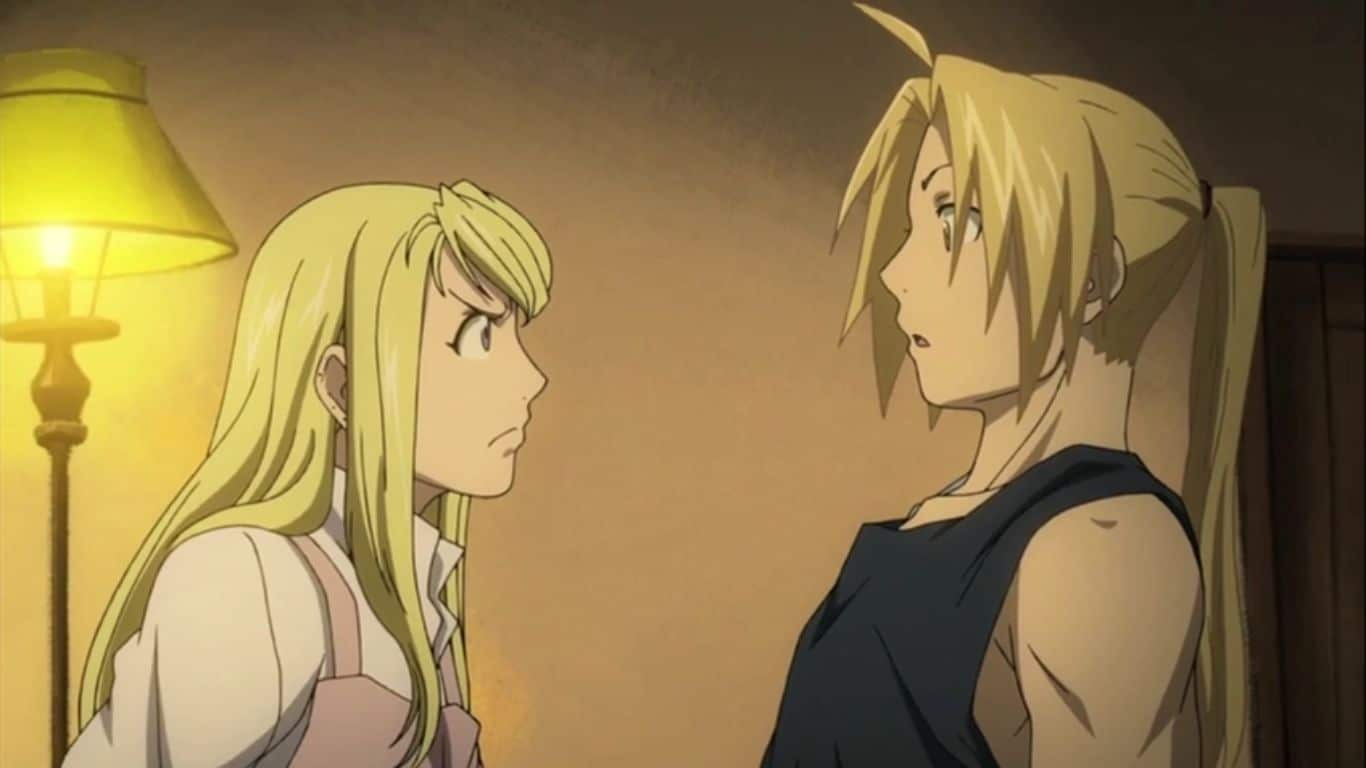 Top 10 Anime Couples That Will Make Your Heart Flutter - Winry and Edward (Fullmetal Alchemist)