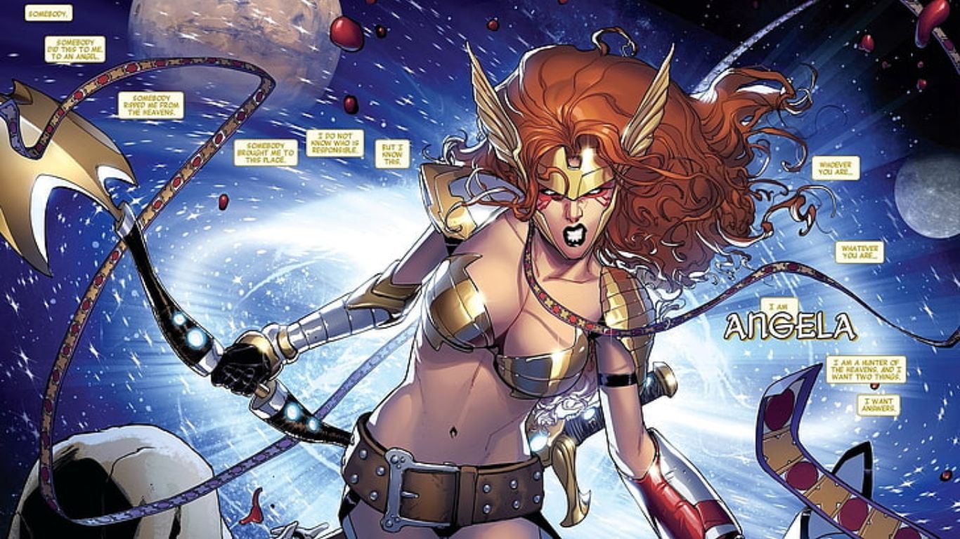 7 Non-Marvel and DC Characters Who Became Part of Their Universes - Angela