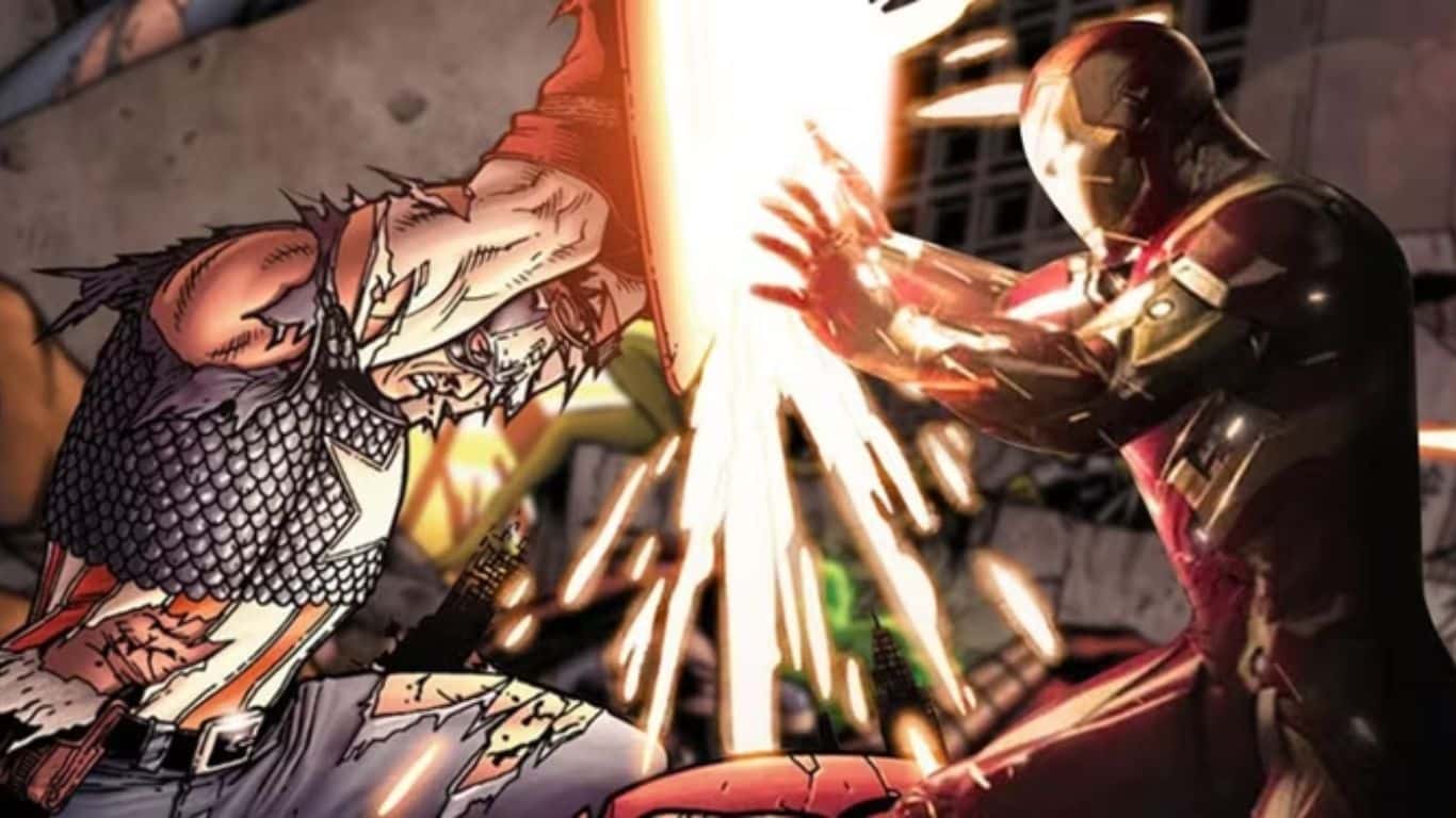 10 Instances of the Avengers Getting in Each Other's Way - Captain America vs. Iron Man
