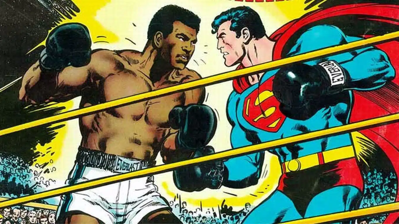 10 Powerless Characters Who Defeated Superman (The Man of Steel) - Muhammad Ali