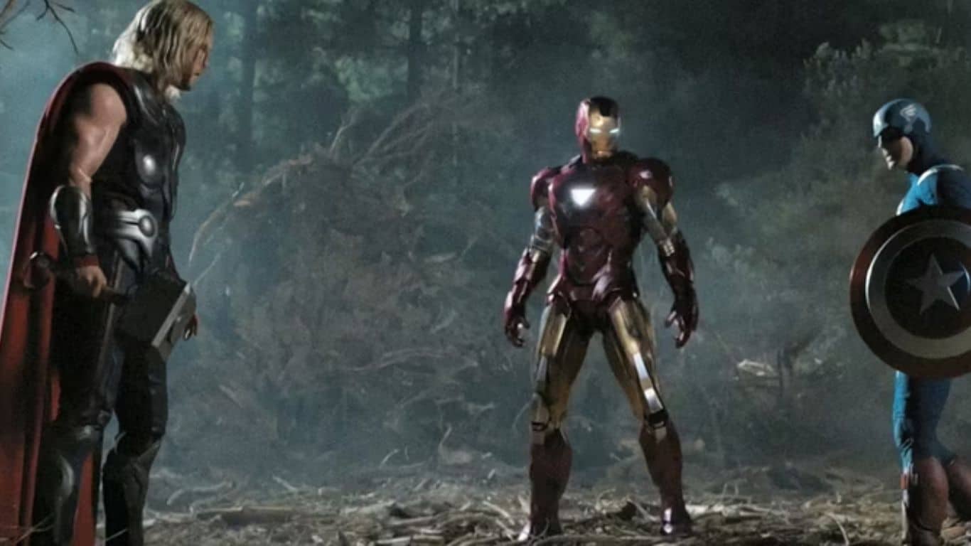 Thor vs Iron Man and Captain America