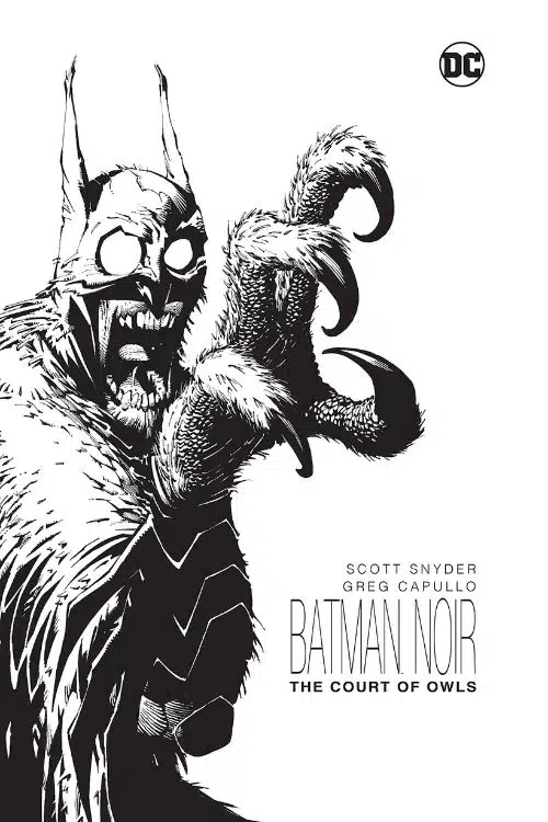 10 Greatest Black and White DC Comics - Batman: The Court Of Owls
