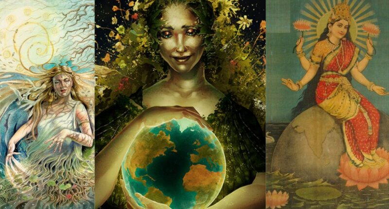 Earth Gods from Different Mythologies