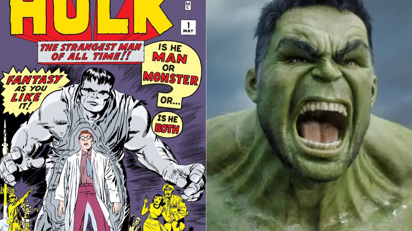 The Hulk - Grey to Green