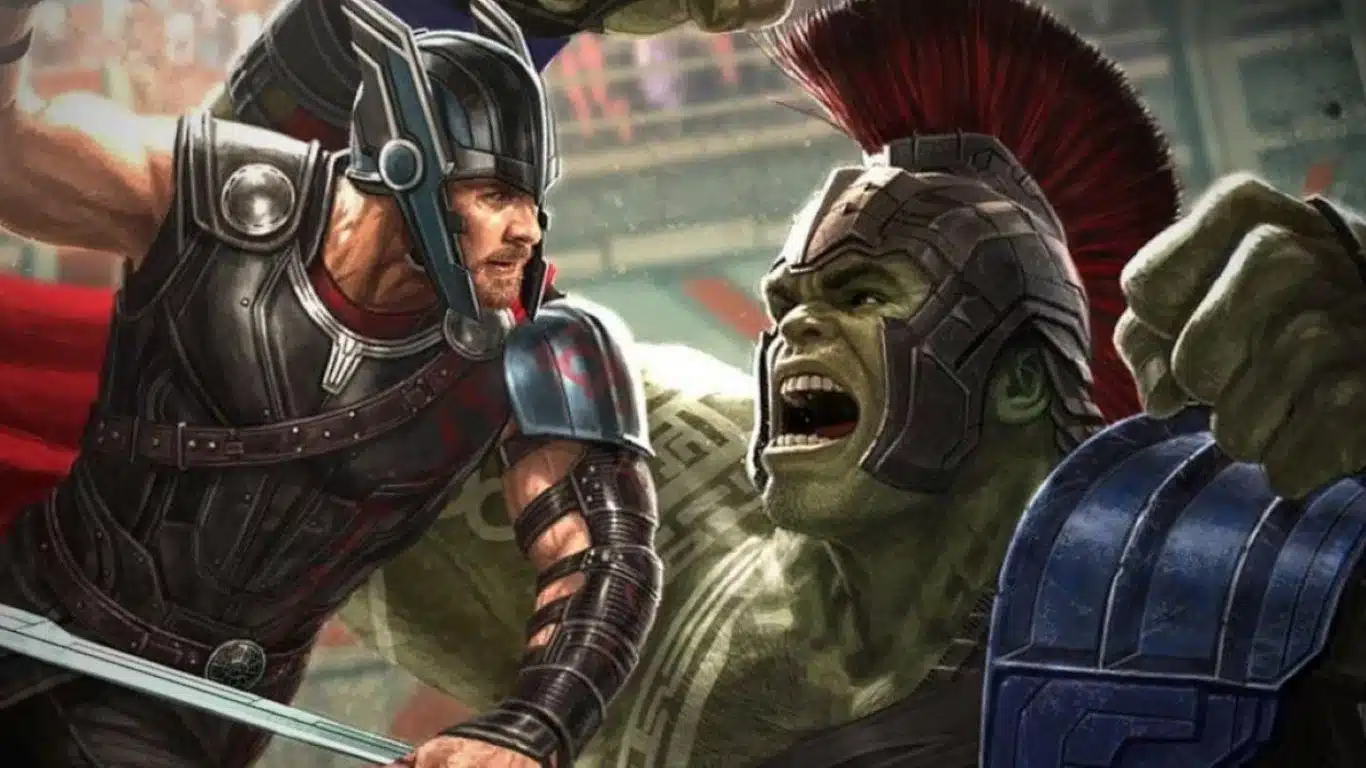 10 Best Fight Scenes in Marvel Movies - Thor vs. Hulk - "Thor: Ragnarok"