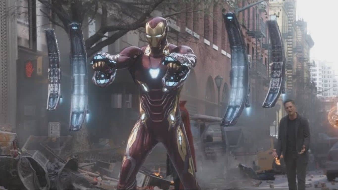 10 Best Suit-Ups in Marvel Movies - Iron Man's First Nanosuit Scene