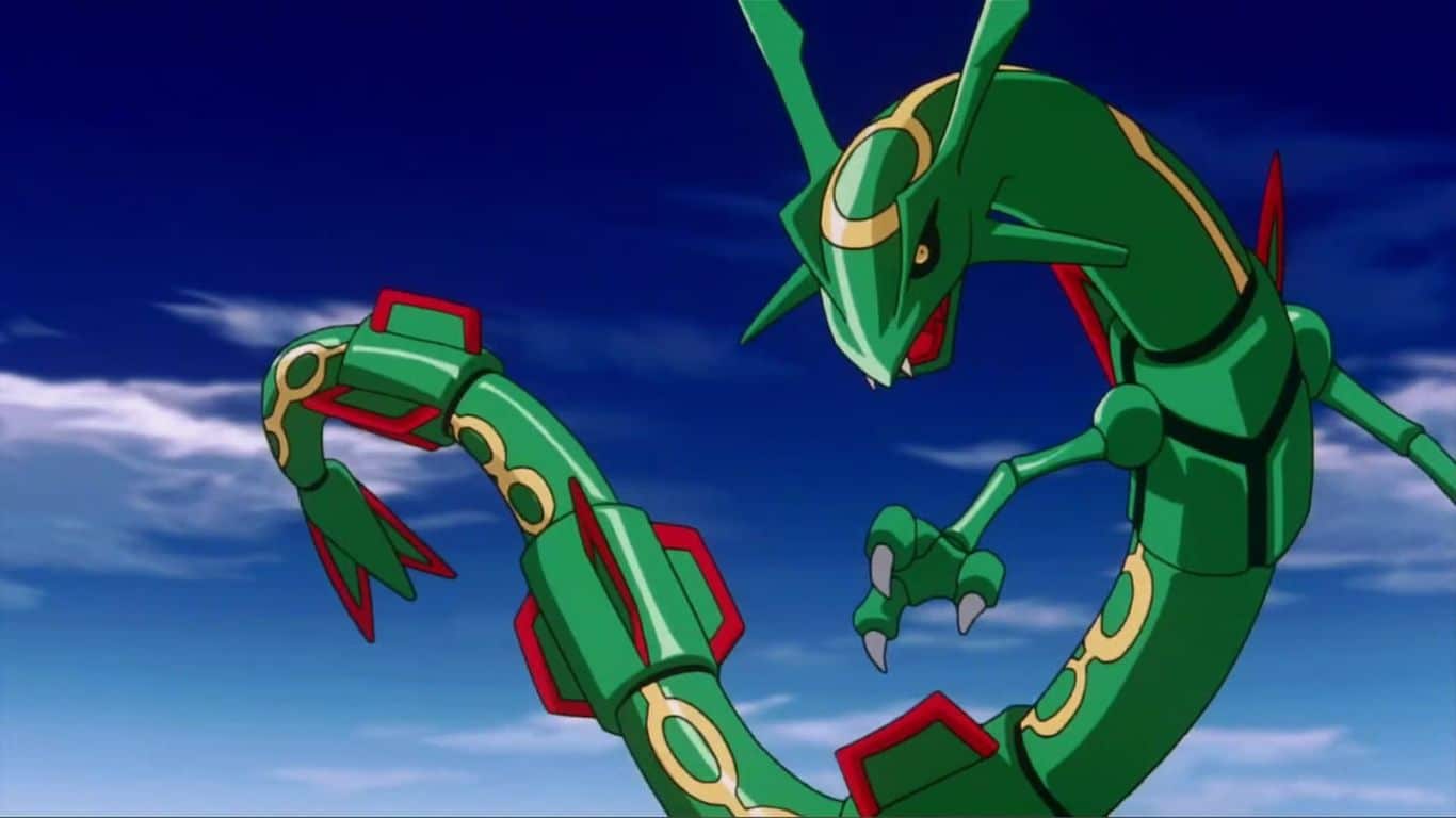 10 Most Powerful Dragons in Anime - Rayquaza (Pokémon)